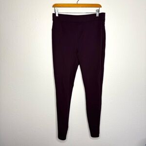 SPANX Brandywine Women's Ankle Length‎ Ponte Hem Slit Leggings